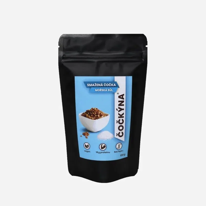 Vyprážaná šošovka morská soľ