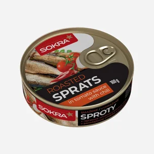 Vyprážané šproty v paradajkovej omáčke s chilli