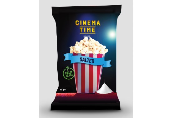 Vypukaný popcorn slaný