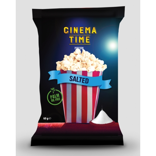 Vypukaný popcorn slaný