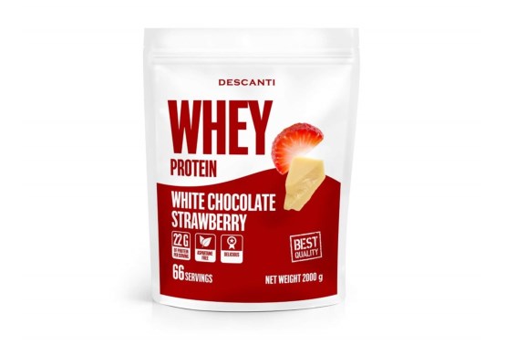 Whey Protein Jahoda a biela čokoláda