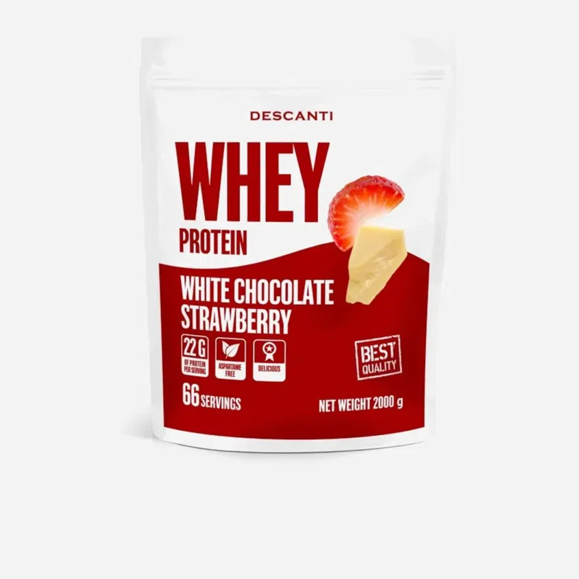 Whey Protein Jahoda a biela čokoláda