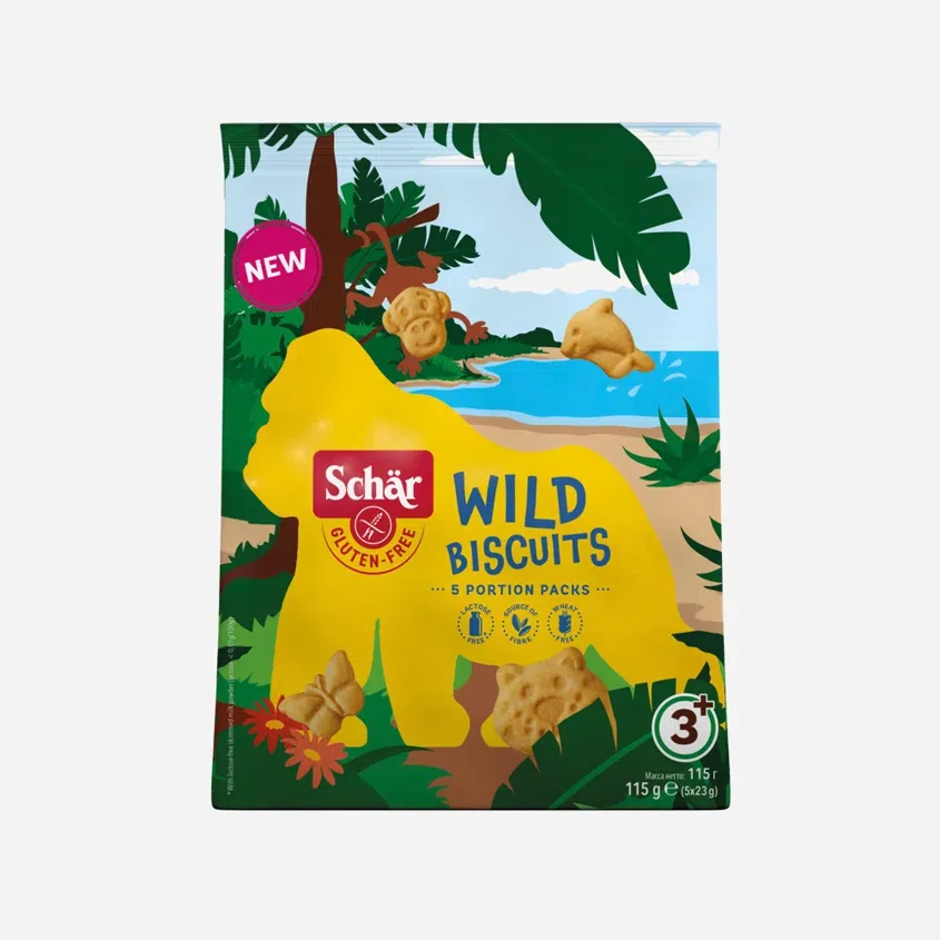 WILD BISCUITS bezlepkové