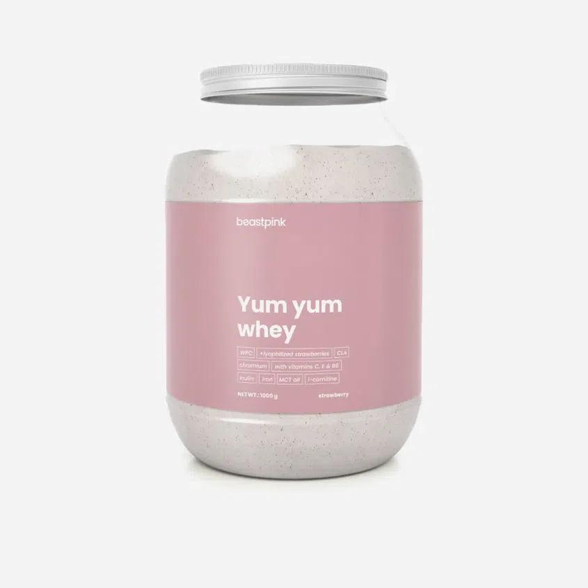 Yum Yum Whey Proteín jahoda splash