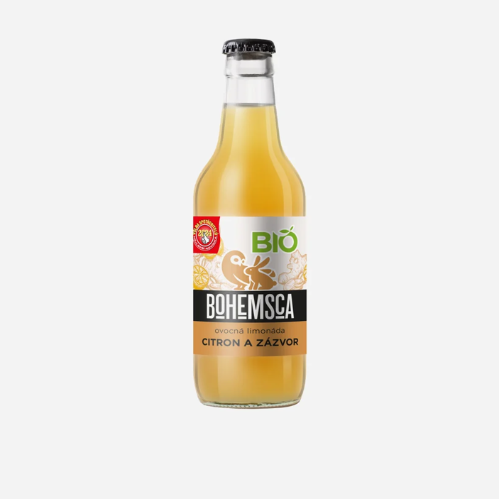 Záhradná limonáda citrón a zázvor BIO