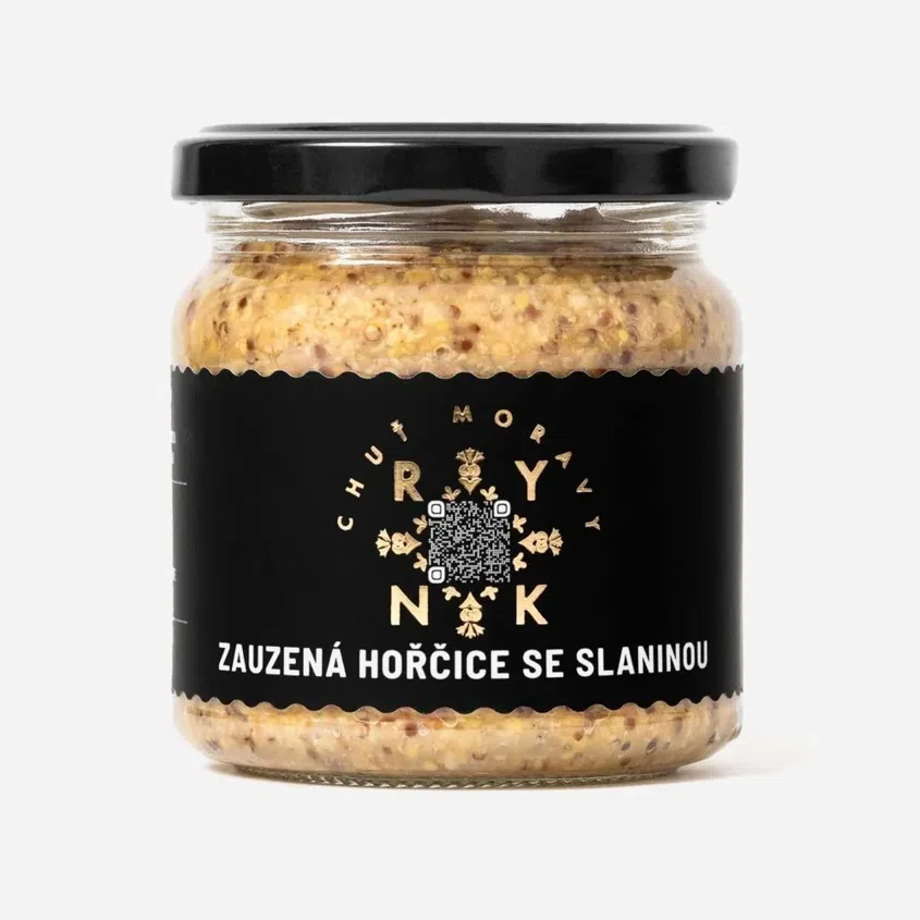 Zaúdená horčica so slaninou