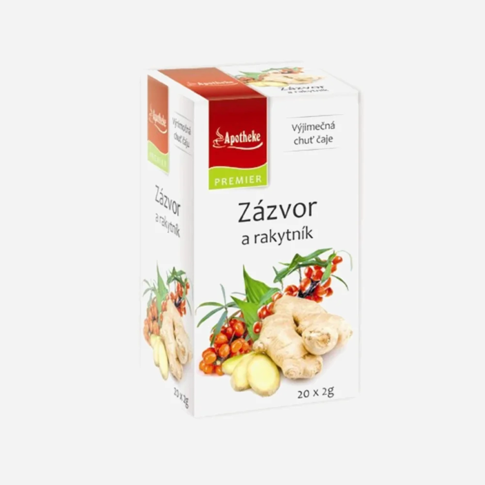 Zázvor a rakytník 20 sáčkov