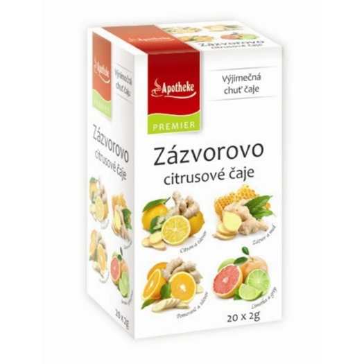 Zázvorovo-citrusové čaje 4v1 20 vrecúšok