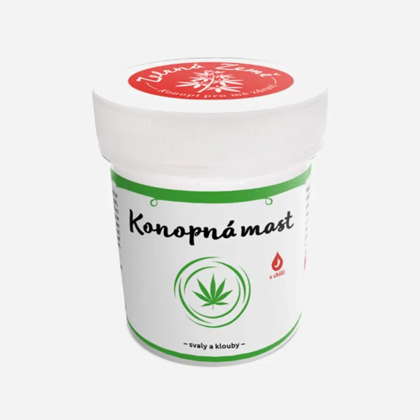 Zelená krajina Konopná masť z kostihoja a chilli - svaly a kĺby
