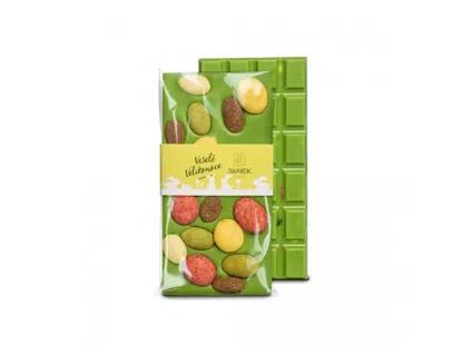 Zelená Veľkonočná čokoláda s vajíčkami