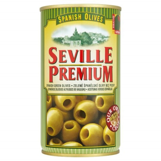 Zelené olivy bez kôstky