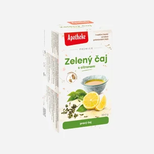 Zelený čaj s citrónom 20 sáčkov