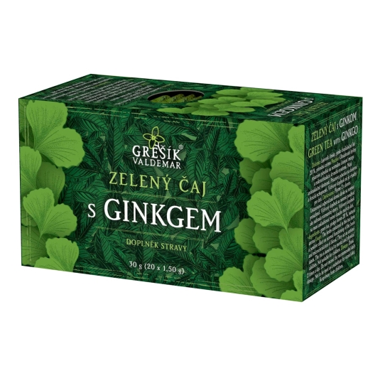 Zelený čaj s ginkgom 20 sáčkov