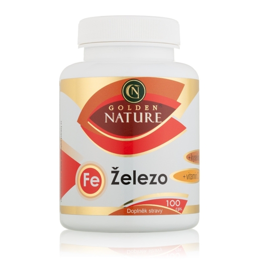Železo+Vitamín C+Kys. listová 100 tabliet