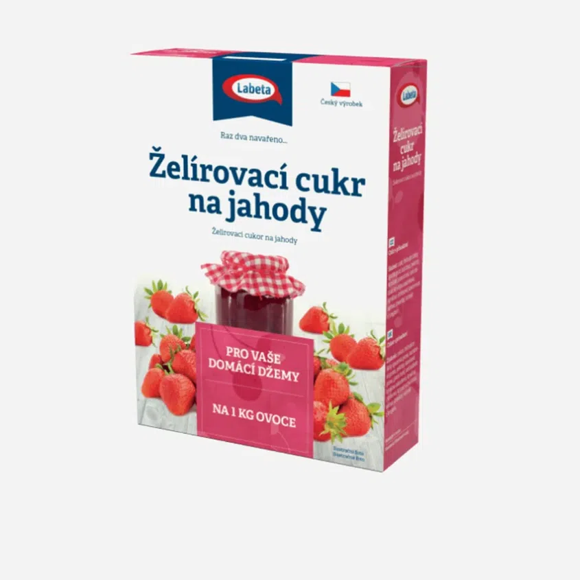 Želírovací cukor na jahody