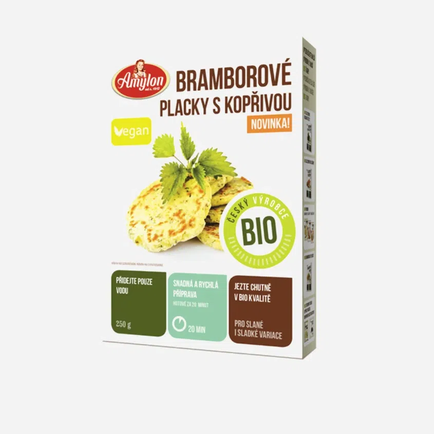Zemiakové placky so žihľavou BIO
