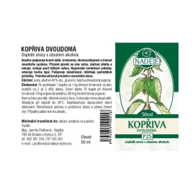 Žihľava dvojdomá tinktúra z púčikov