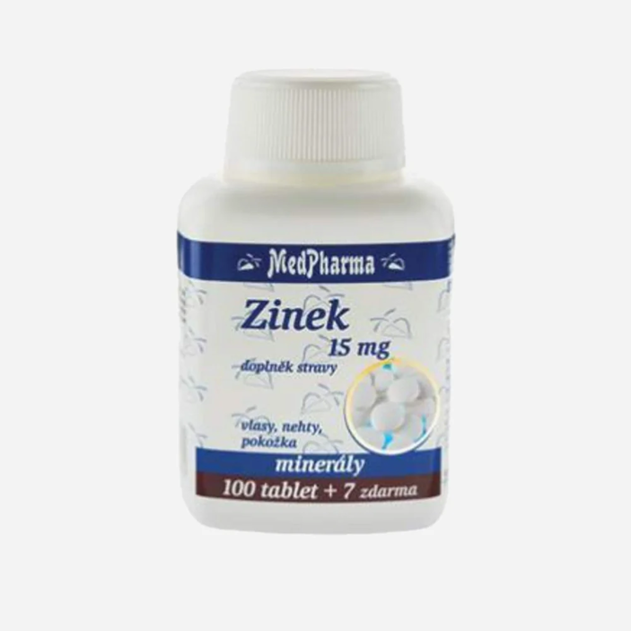 Zinok 15 mg 107 tabliet