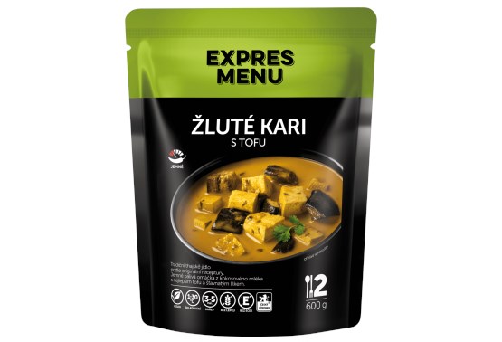 Žlté kari s tofu