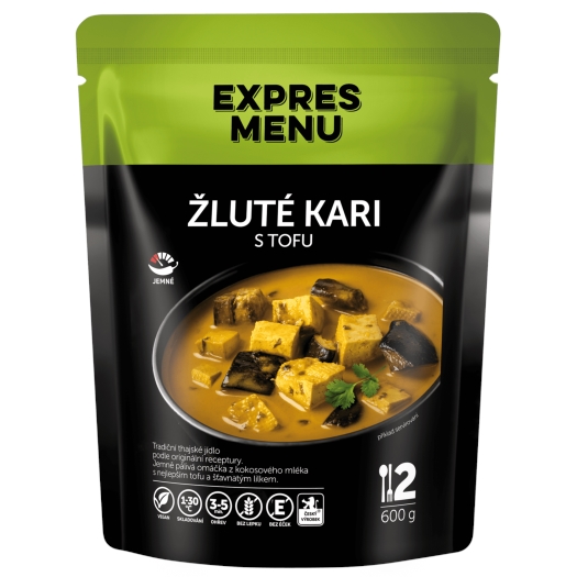Žlté kari s tofu