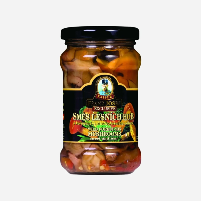 Zmes lesných húb v sladkokyslom náleve 314 ml ()